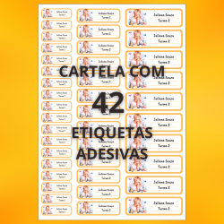 Etiquetas Escolares Personalizadas - Sereia 2